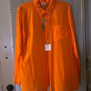 Women’s xl orange blouse